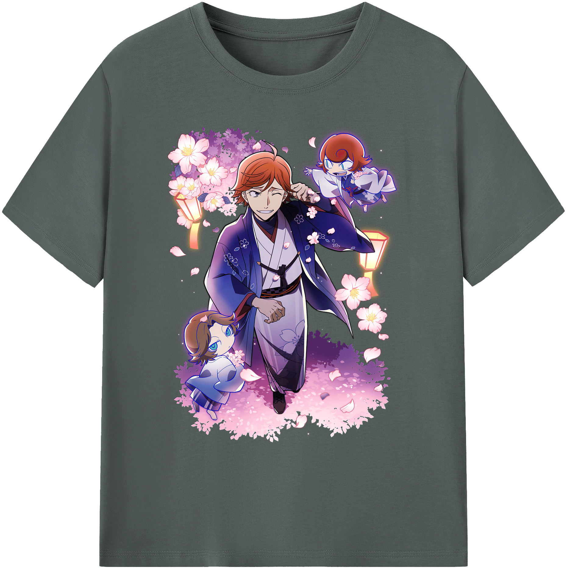 （画像用） 文豪ストレイドッグス Bungo Stray Dogs 綿100％ メンズ半袖Tシャツ｜肌触りやわらか＆通気性